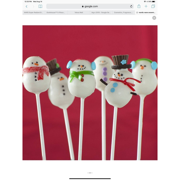 New Nordic Ware Snowman Cake Pops Pan - Picture 2 of 4